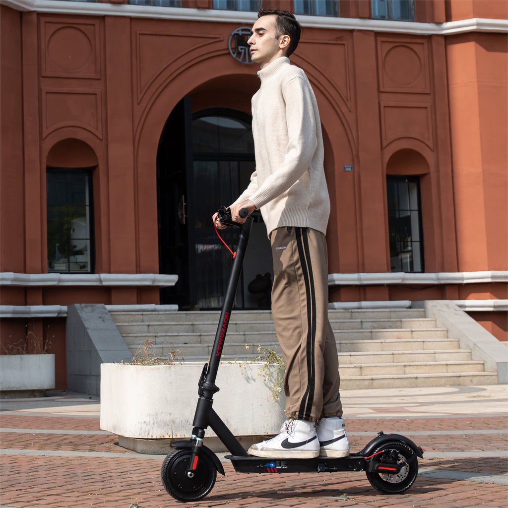 High-Performance Electric Scooter for Adults - Dual Suspension, 350W Motor, 18.6 MPH, 19 Miles Range, Foldable Design & APP Control