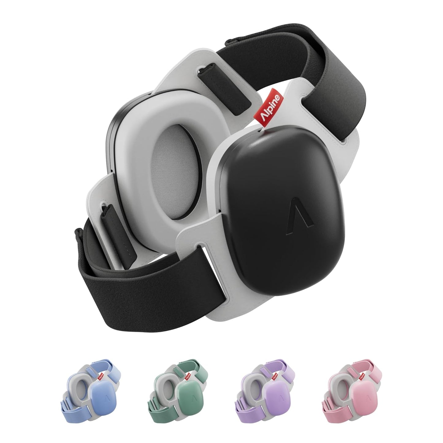 Alpine Muffy Baby Comfort - Protects Hearing for Babies and Toddlers - CE & ANSI Certified - Headband for Safe Fit & Comfort - Adjustable for Ages 3-48 Months - 24Db Sound Reduction