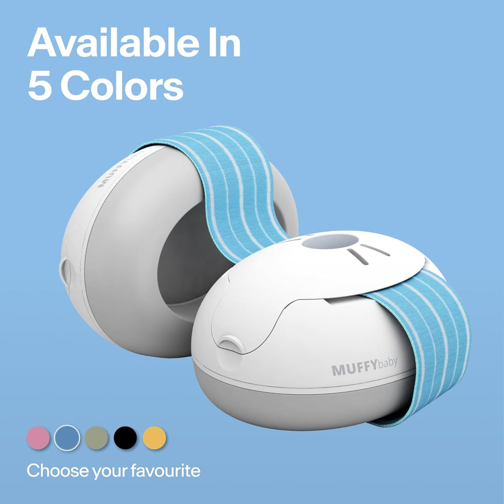 Alpine Muffy Baby Ear Protection for Babies and Toddlers up to 36 Months - CE & ANSI Certified - Noise Reduction Earmuffs - Comfortable Baby Headphones against Hearing Damage & Improves Sleep 